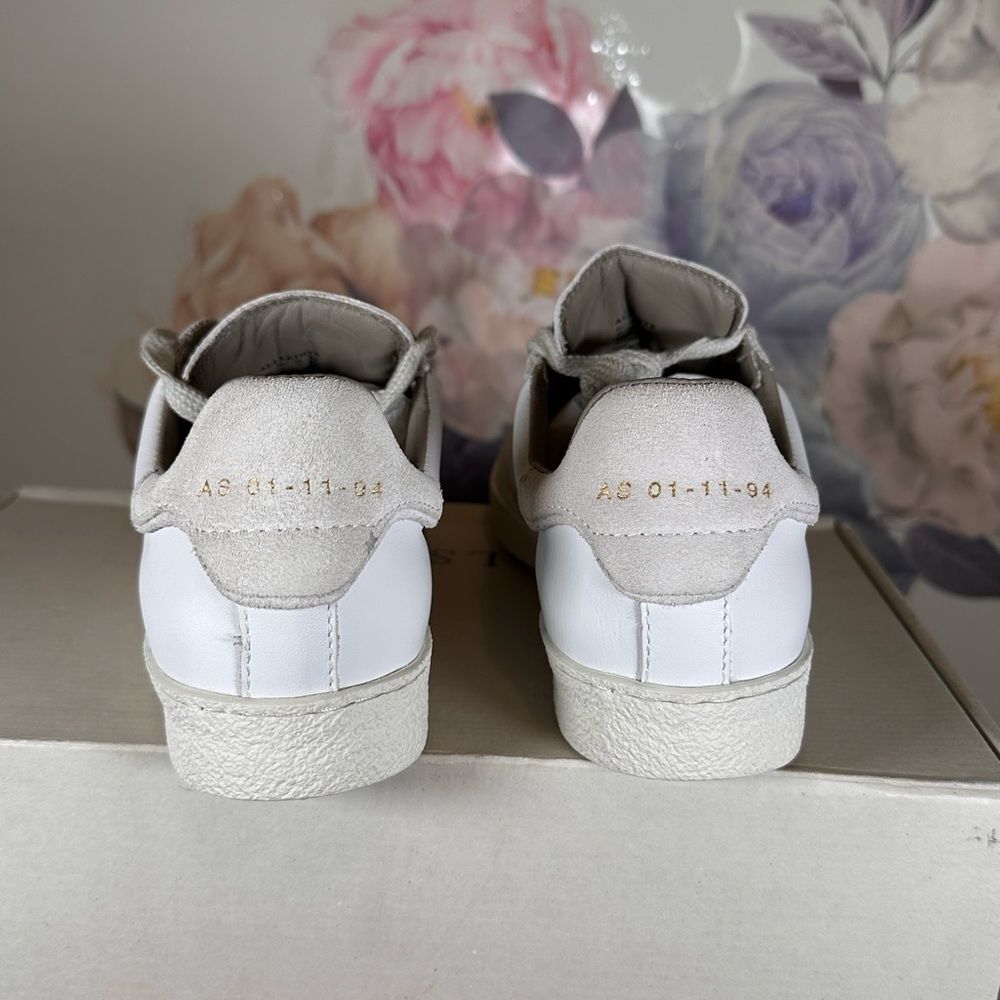 New ALLSAINTS Thelma Sneaker in White leather shoe designer - Picture 4 of 12